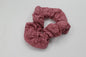Embroidered Scrunchies Elastic Pony Tie Hair Beaded Bobble Bands Headwear