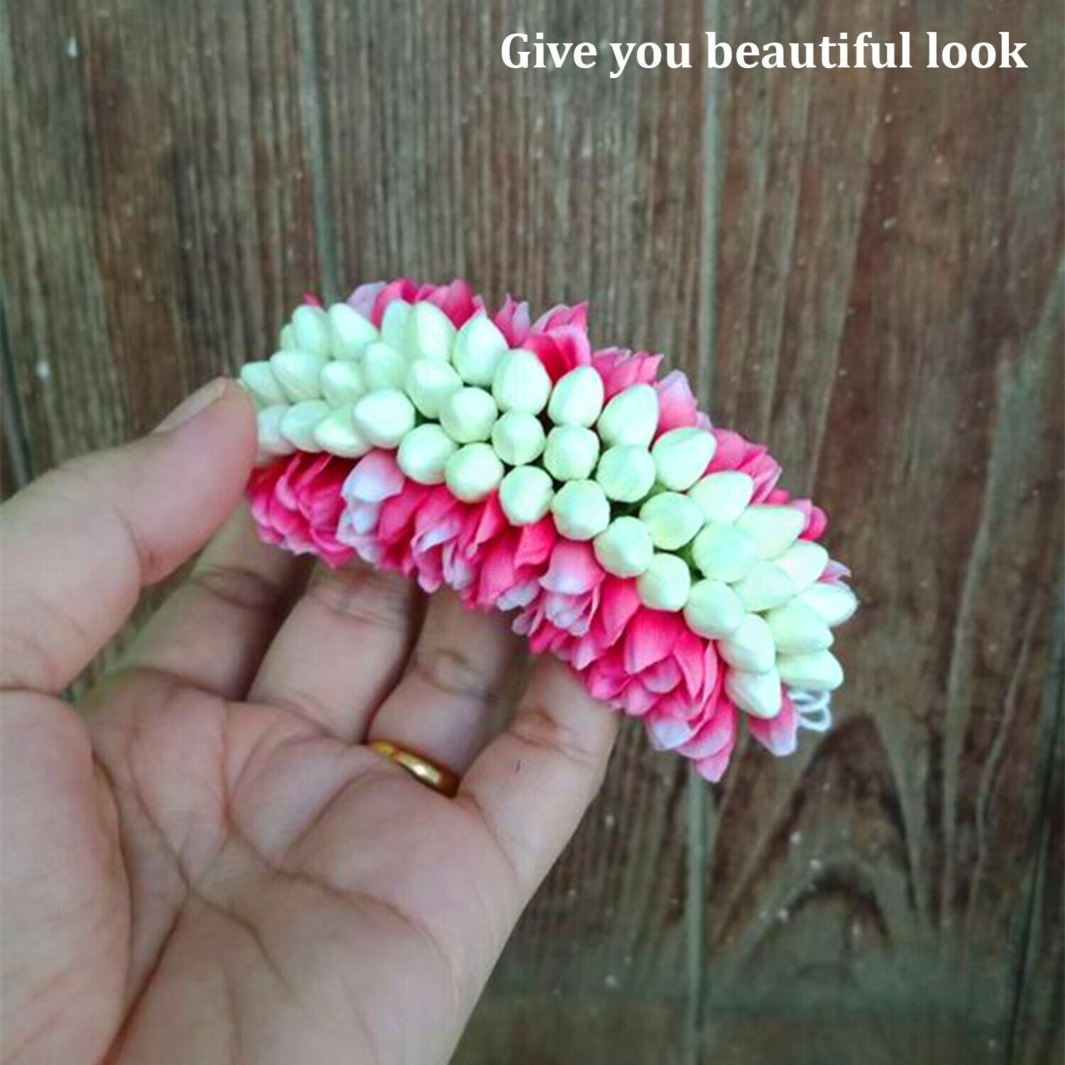 50x Decorative Mogra Artificial Jasmine Buds For Making Gajra Necklace Bun Maker