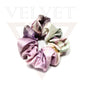 Girls Hair Scrunchies Elastic Ponytail Holder Hair Bobble Bands Shinny Headwear