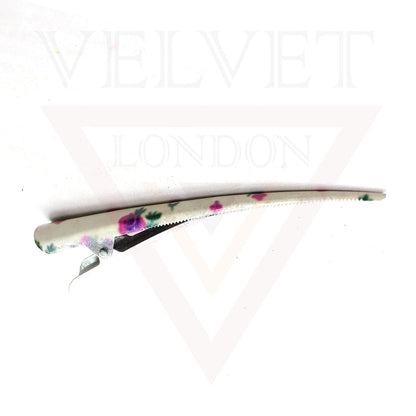 Duckbill Hair Clip Flower Metal Non-slip Crocodile Barrettes Teeth Hairdressing 