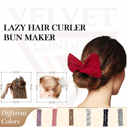 Twister Knotted Wire Headband Heart Designs Bun Hair Bun Maker Magic French
