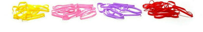 50x Rubber Bands Small Hair Band Multicolour Elastic Braids Braiding Plaits