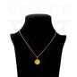 Pendant Necklace Small Colour Golden Sunflower Vintage Delicate Choker Chain