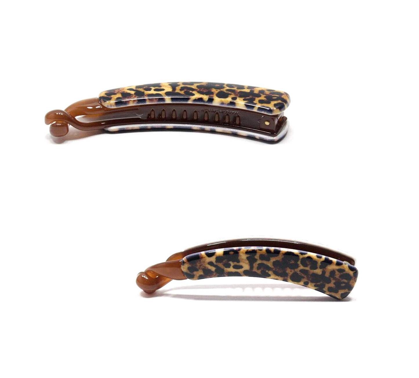 Banana Hair Clips Non-slip Barley Twist Fishtail Ponytail Holder Fish Clips Pins
