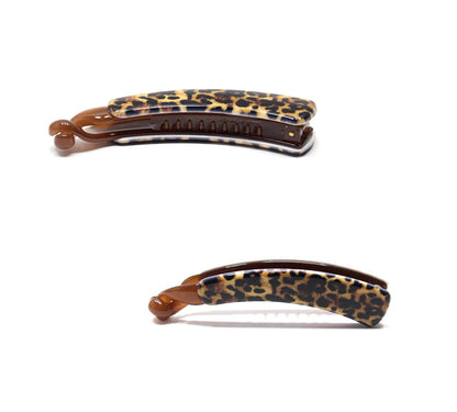 Banana Hair Clips Non-slip Barley Twist Fishtail Ponytail Holder Fish Clips Pins