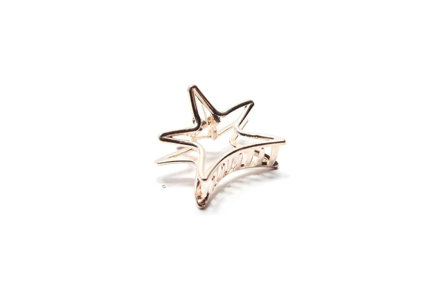 4x Hair Clamp Hair Claw Clips Star Metal Mini Hair Jaw Claw Barrattes Clutchers