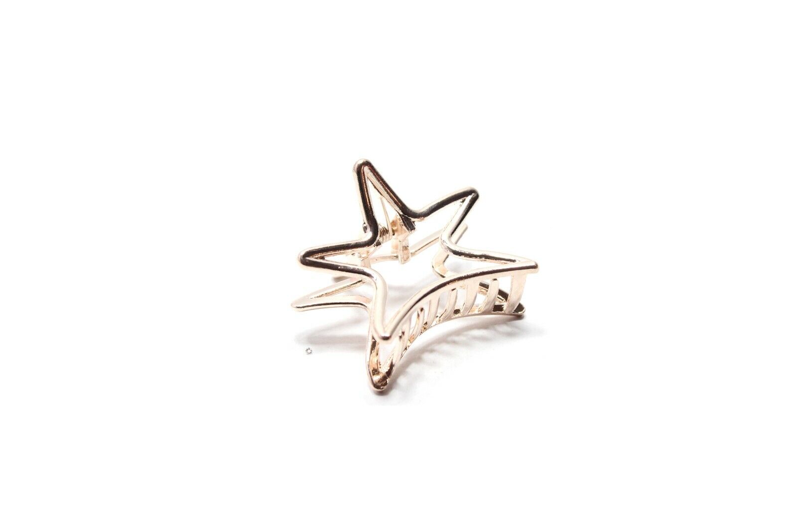 4x Hair Clamp Hair Claw Clips Star Metal Mini Hair Jaw Claw Barrattes Clutchers