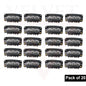 20x Black Extensions Wigs Clips 6 Teeth Clips Snap Clips Pins Hair Accessories