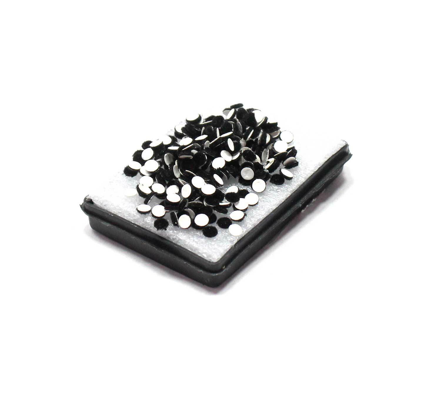 100x Black Bindi Indian ForeHead Sticker Wedding Party Round Tikka/Chandla