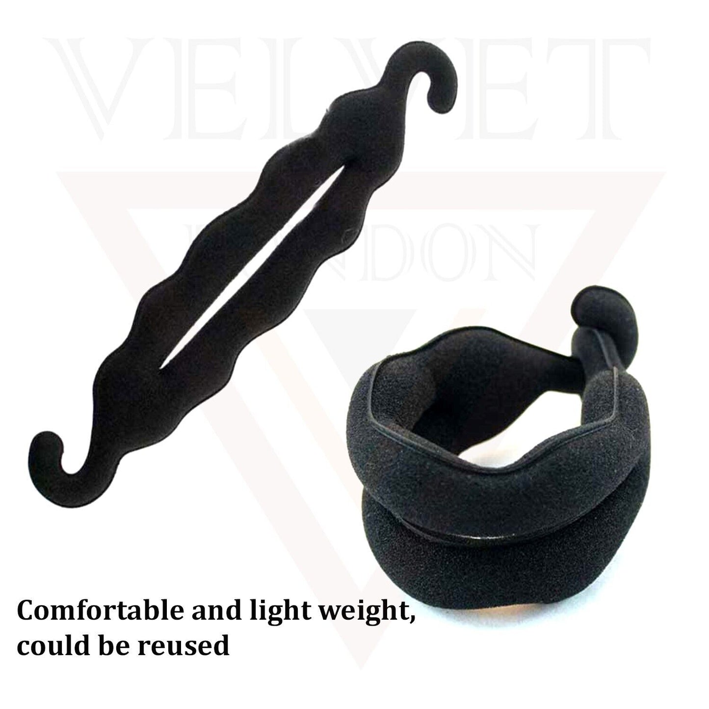 Bun Maker Sponge Black Foam French Magic Hair Braiding Tools Hook Twist Bands