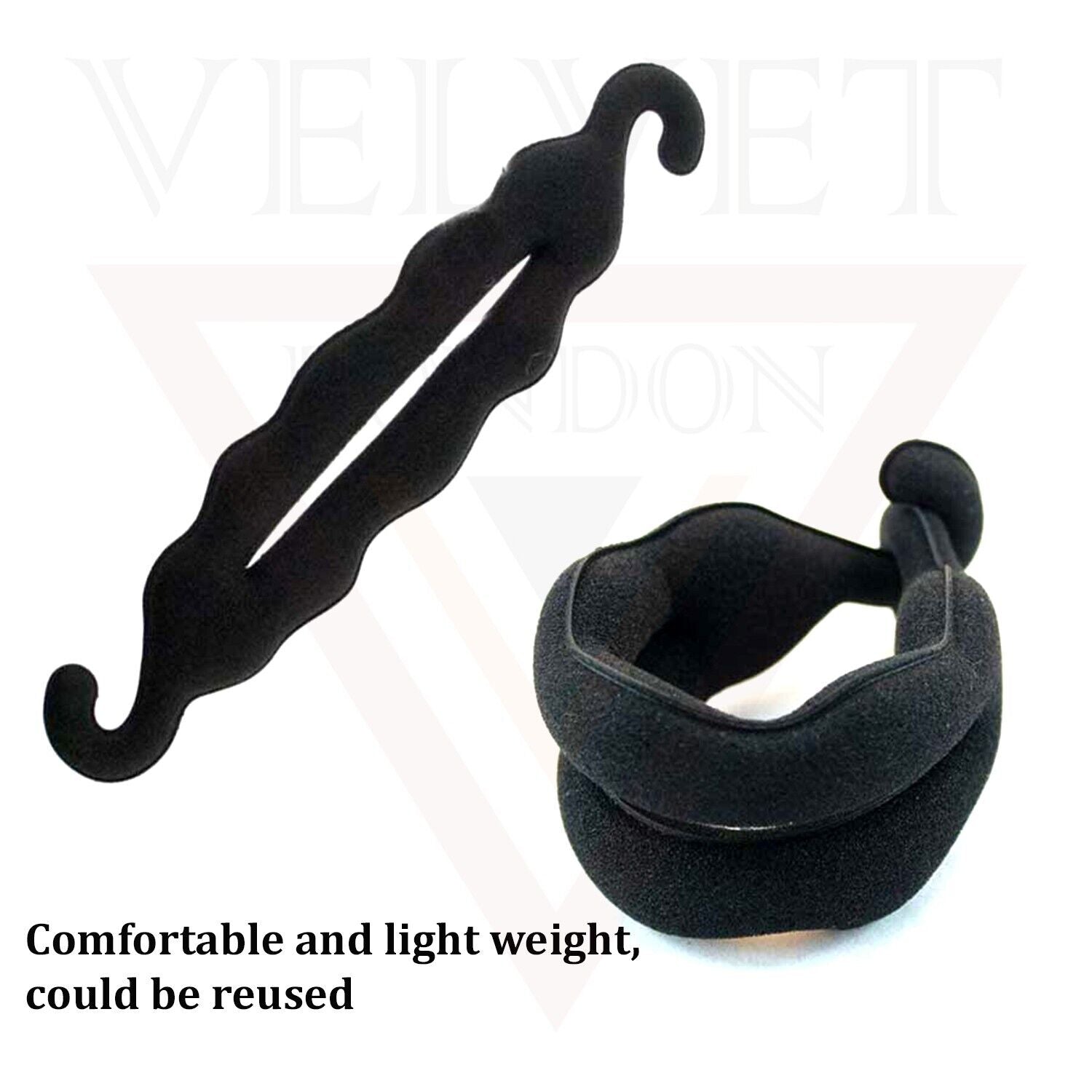 Bun Maker Sponge Black Foam French Magic Hair Braiding Tools Hook Twist Bands