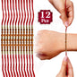 Rakhi Thread for Brother 12pc Raksha Bandhan Handmade Beaded Simple Rakhee