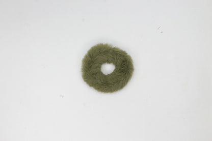 Faux Fur Hair Tie Rope Plush Hair Scrunchies Elastic Hair Bands Ponytail Holder
