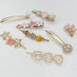 Pearls Hair Clips Rhinestone Diamonds Hair Pins korean Clip Headwear Styling