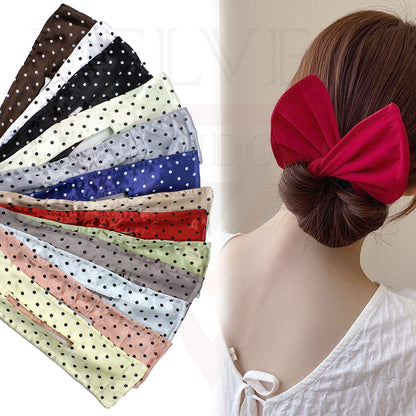 Twister Knotted Wire Headband Small Dotted Bun Hair Bun Maker Magic French