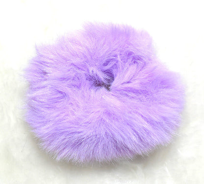 Faux Fur Hair Tie Rope Plush Hair Scrunchies Elastic Hair Bands Ponytail Holder