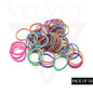 50x Colourful Rubber Bands Children Elastic Hair Bands Rope Hair Ties Ponytail 