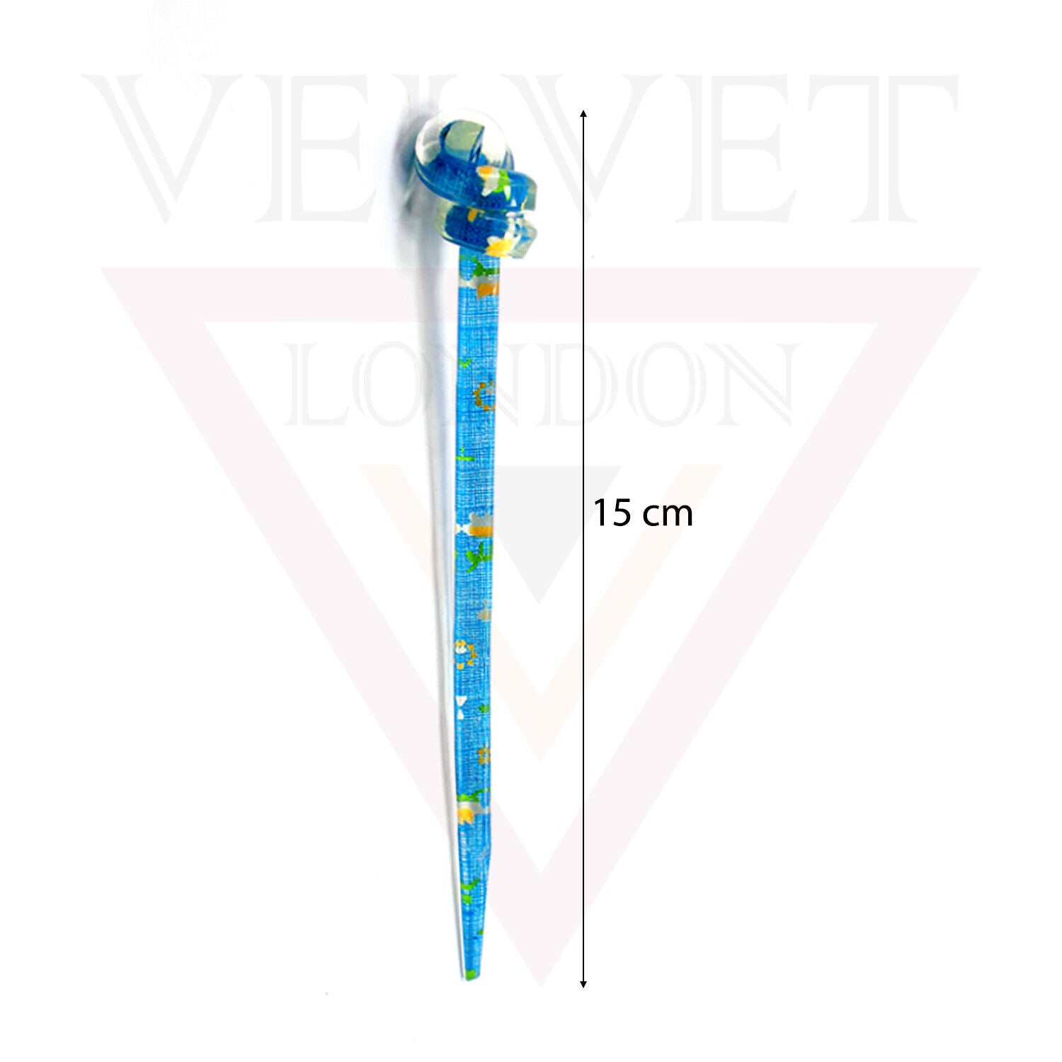 Floral Hair Stick Bun Holder Printed Juda Stick Hair Styling Tool Bun maker