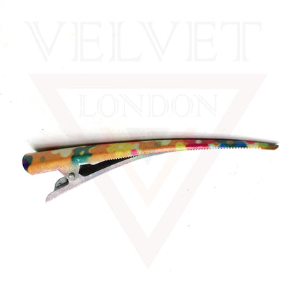 Duckbill Hair Clip Flower Metal Non-slip Crocodile Barrettes Teeth Hairdressing 