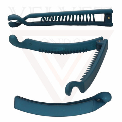 Women's Hairpin Long Banana Clip Catch Ponytail Fish Clip Hair Accessories Girls