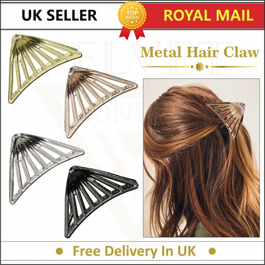 Mini Hair Claw Hair Jaw Clips Triangle Barrettes Clamp Metal Clutcher Butterfly