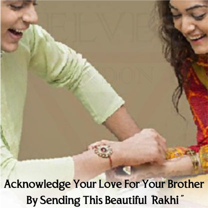 6pcs Rakhi Thread Handmade Rakhee for Brother Raksha Bandhan Rakhi Bracelet