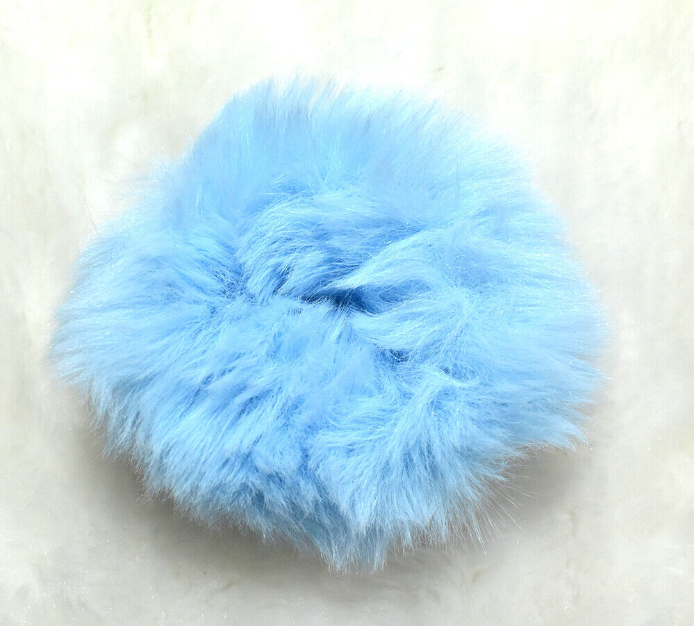 Faux Fur Hair Tie Rope Plush Hair Scrunchies Elastic Hair Bands Ponytail Holder