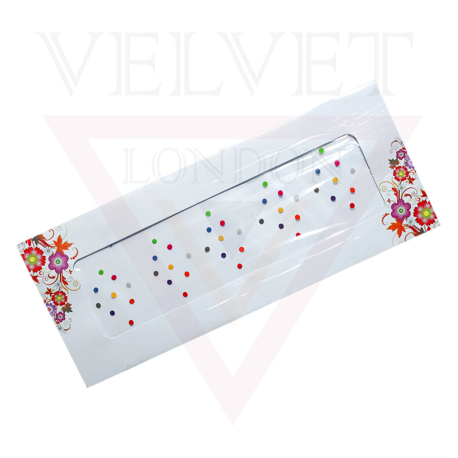 Multi-Colour Plain Round Bindi Indian ForeHead Sticker Tikka Chandla Wedding 