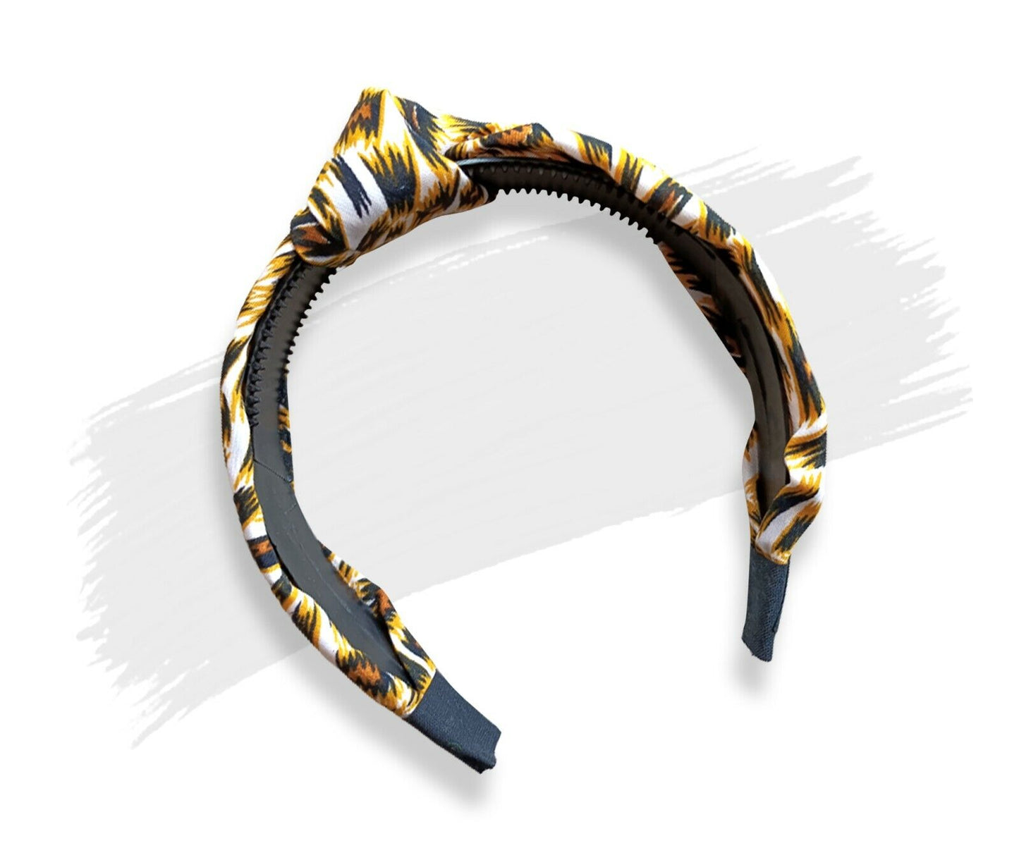 Girls Leopard Print Chiffon Wide Kids Hair Bands Knotted Headband Lady Hair Hoop