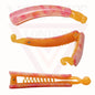 Banana Hair Clip Marbal Print Clamp Non-Slip Ponytail Holder Grip Pin Clutcher 