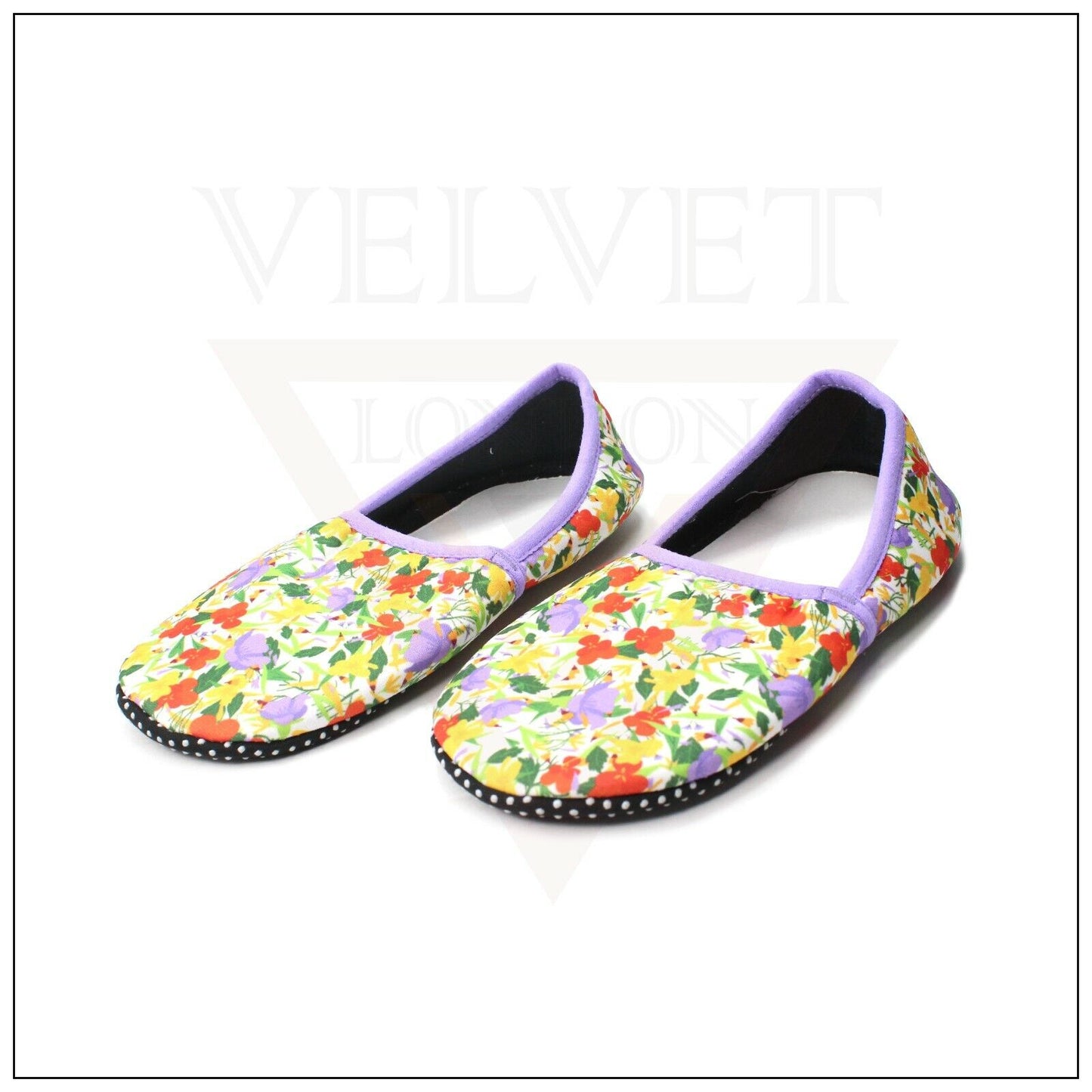 Footmate Women Four Way Stretch Slipper Ankle Length Casual House Slipper Socks