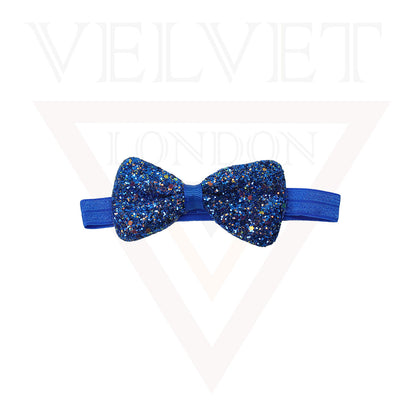 Baby Bow Headband Ribbon Elastic Hair Band Girl Headwear Bow Lace Band