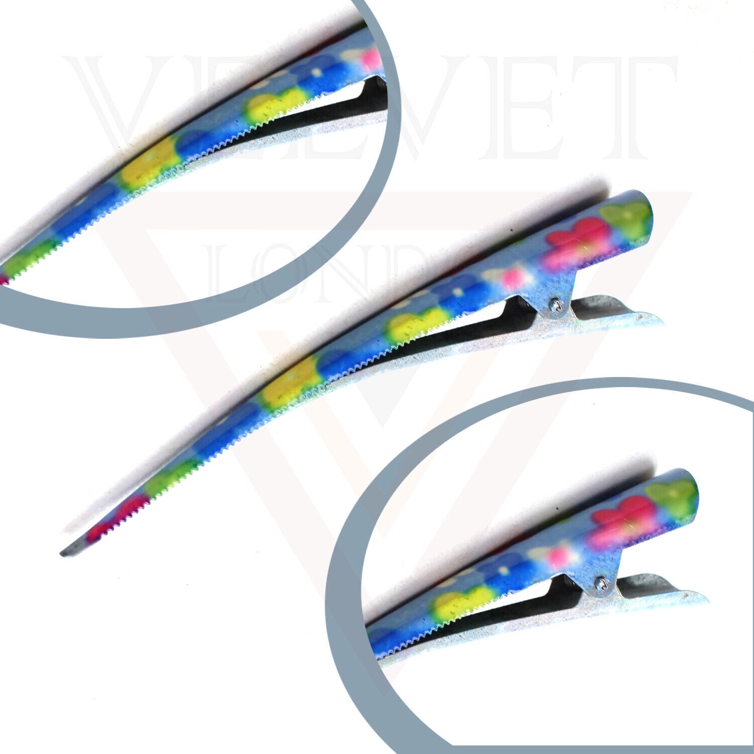 Duckbill Hair Clip Flower Metal Non-slip Crocodile Barrettes Teeth Hairdressing 