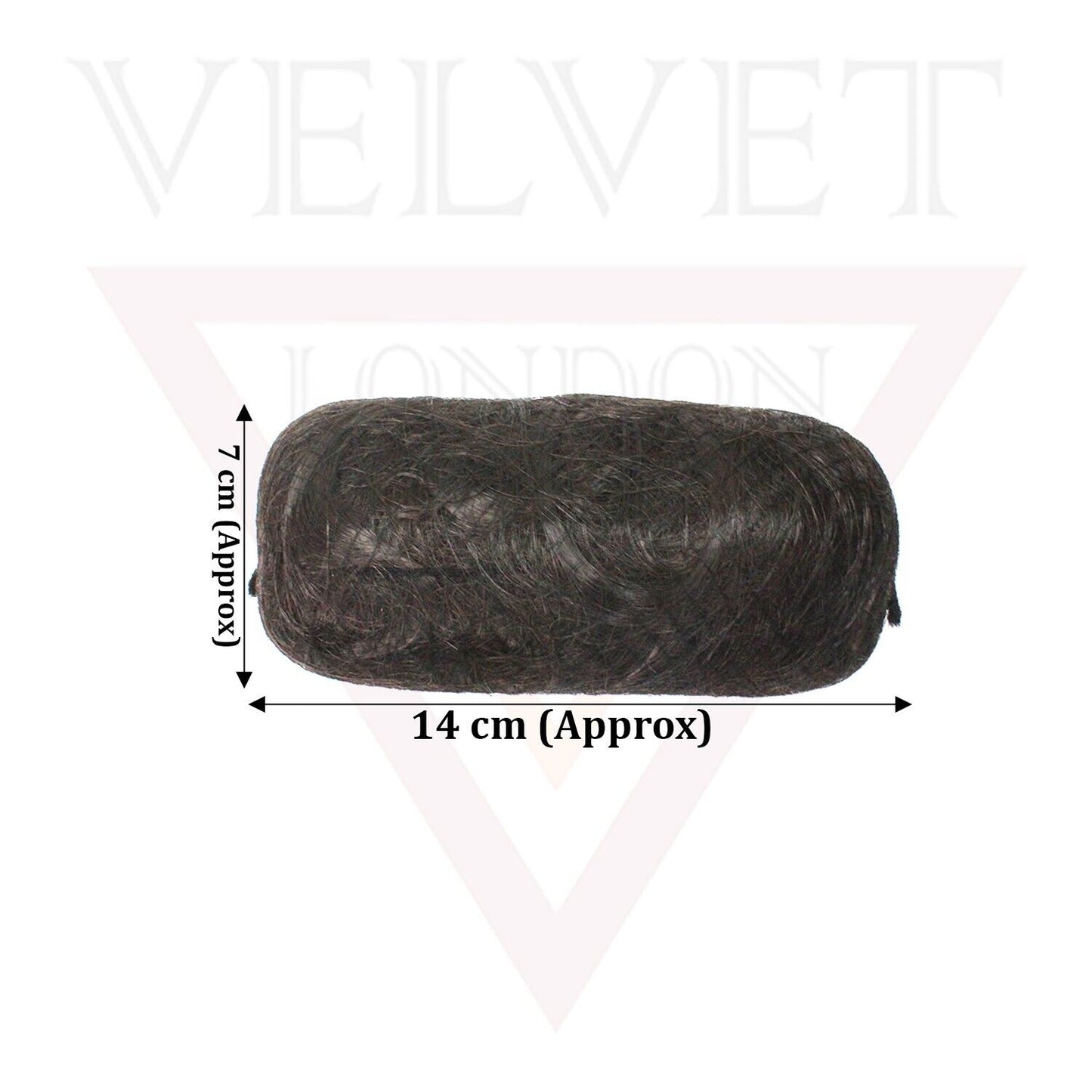 Hair Padding Chignon Volume Boost Invisible Pad Bun Bump Up Puff Insert Black