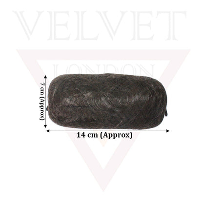 Hair Padding Chignon Volume Boost Invisible Pad Bun Bump Up Puff Insert Black