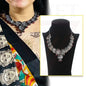 Jewellery Sets Antique Oxidized Traditional Boho Ethnic Necklace Earrings Ring