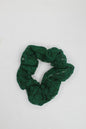 Embroidered Scrunchies Elastic Pony Tie Hair Beaded Bobble Bands Headwear
