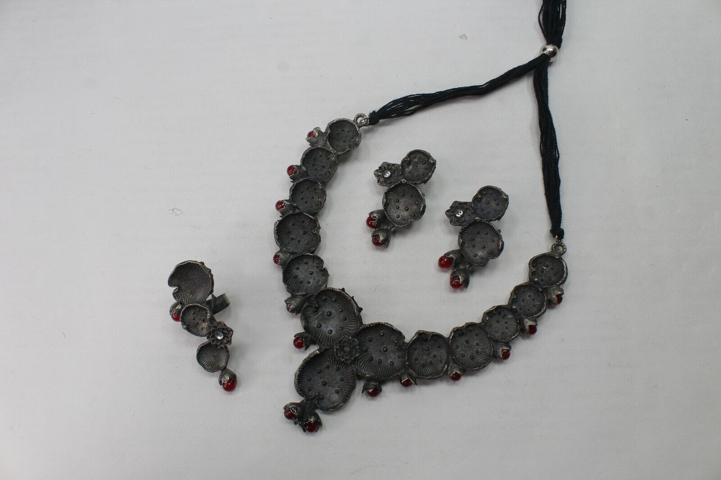 Tribal Antique German Silver Oxidized Traditional Necklace Boho Choker Ethnic UK