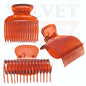 Hair French Clip Clear Hair Curler Claw Non Slip Hair Section Styling Butterfly