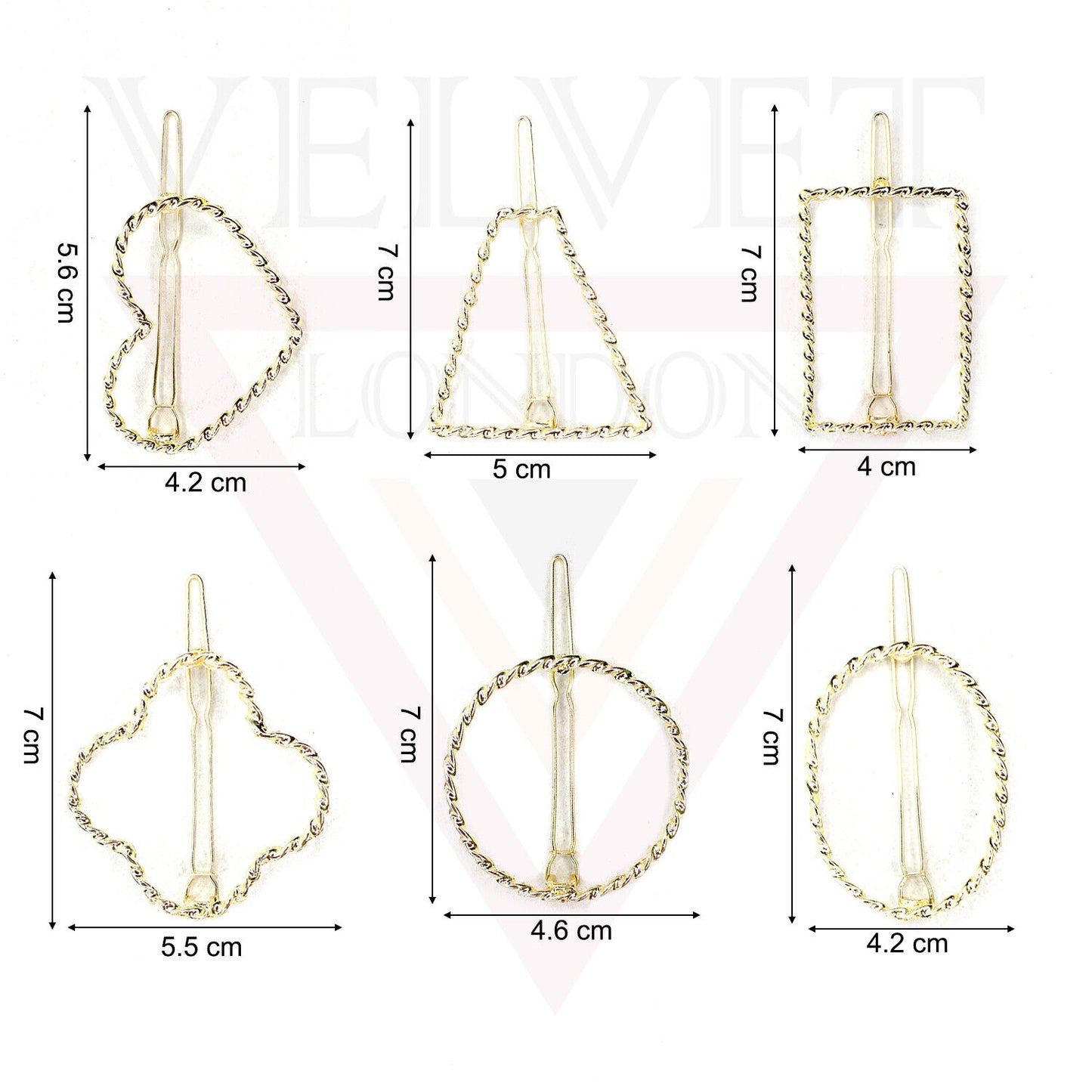 Hair Clips Pins Metal Gold Hairpins Sliders Clip Korean Clips Hair Grip Pins