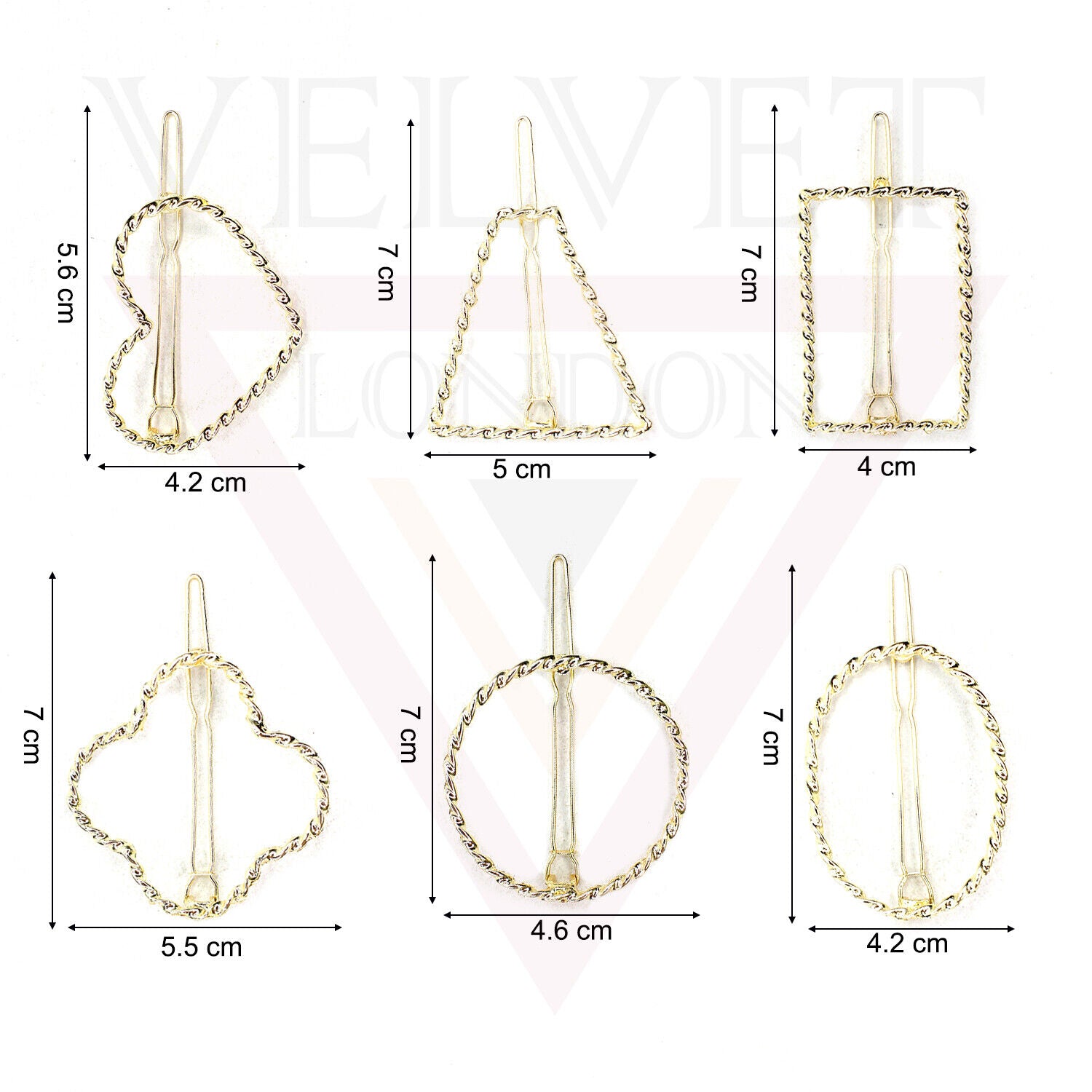 Hair Clips Pins Metal Gold Hairpins Sliders Clip Korean Clips Hair Grip Pins