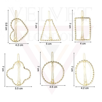 Hair Clips Pins Metal Gold Hairpins Sliders Clip Korean Clips Hair Grip Pins