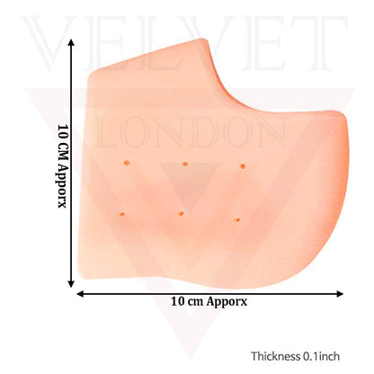 3x Silicone Gel Heel Foot Skin Care Protector Cushion Inserts Pad Heel Pain