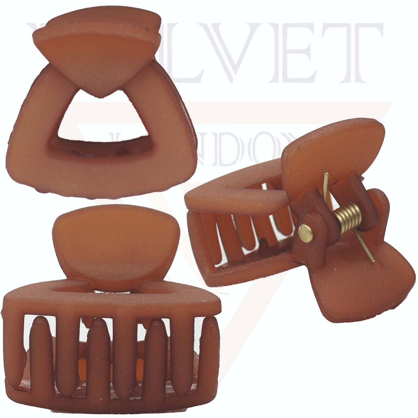 Hair Claw Clips Small Hair Clamp Neon Mini Jaw Claw Clutcher Barrette Hairpins