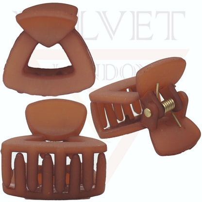 Hair Claw Clips Small Hair Clamp Neon Mini Jaw Claw Clutcher Barrette Hairpins