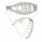 Banana Clip Transparent Oval Hair Clips Comb Ponytail Holder Non-Silp Grip Clamp