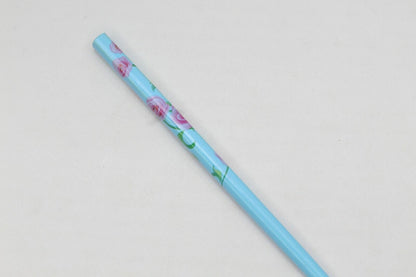 2x Wooden Unique Girls Bun Holder Japanese Style Floral Hair Wood Chopsticks