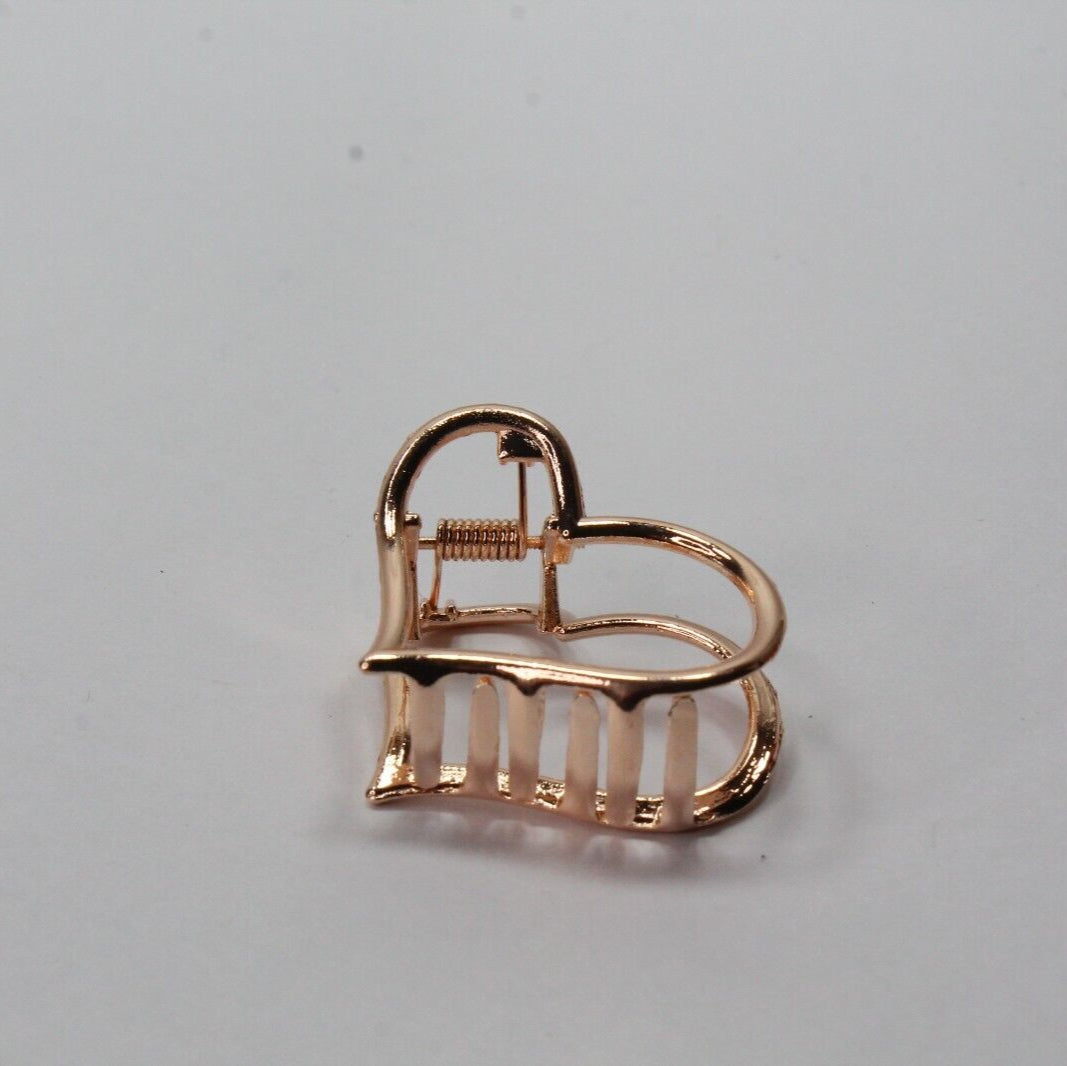 Hair Claw Clip Rose Golden Hair Barrattes Hair Jaw Hair Clutcher Butterfly Clamp