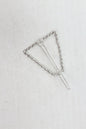 Hair Clips Clamp Silver Wava Metal Hair Pin Sliders Korean Clips Grip