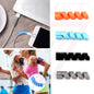 4Pcs Charger Cable Saver Protectors Silicone Cord Flexible Spiral Cable Protect